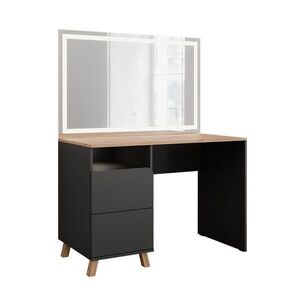Vicco TOALETNÍ STOLEK Karen Antracit/Artisan 110 cm se zrcadlem LED obraz