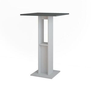 Vicco BAROVÝ STŮL Repose Bílá/antracitová 65 x 65 cm obraz