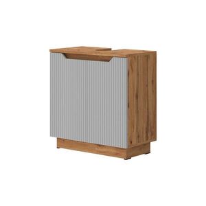 Vicco ZÁKLADNÍ SKŘÍŇKA POD UMYVADLO Lotta Šedá 59.8 x 62.1 cm se 2 dveřmi obraz