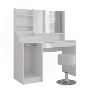 Vicco TOALETNÍ STOLEK Sherry Bílá/bílý vysoký lesk 119.8 cm 4 díly obraz