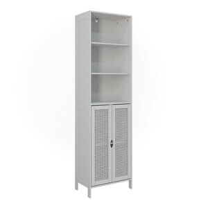 Vicco KOUPELNOVÁ SKŘÍŇKA Liora Bílá 48 x 170 cm se 2 dveřmi obraz
