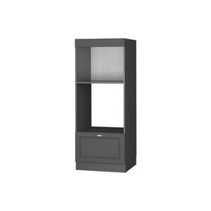 Vicco SKŘÍŇKA NA MIKROVLNNOU TROUBU Fame-Line Anthrazit-Gold Landhaus 60 cm otevřený obraz