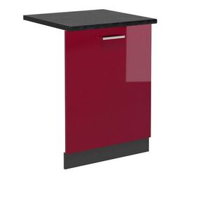 Vicco ČELNÍ PANEL MYČKY R-Line Červená vysoký lesk 60 cm , PD Antracit obraz