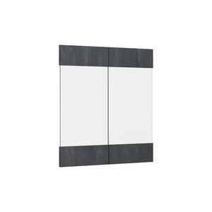Vicco KUCHYŇSKÁ DVÍŘKA R-Line Černý beton 59.2 x 59 cm nábytková čela pro závěsnou vitrínu obraz