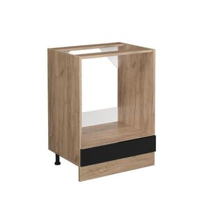 Vicco SKŘÍŇKA NA VESTAVĚNOU TROUBU R-Line Černý vysoký lesk 60 cm bez pracovní desky obraz