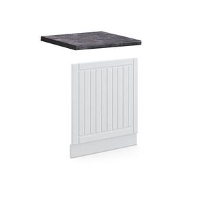 Vicco PŘEDNÍ PANEL Fame-Line Bílý venkovský dům 60 cm , PD Antracit obraz