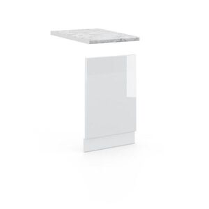 Vicco PŘEDNÍ PANEL Fame-Line Bílá vysoký lesk 45 cm , PD Mramor obraz