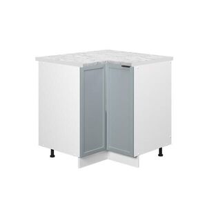 Vicco ROHOVÁ SKŘÍŇKA Fame-Line Světle modrošedá 80.5 cm , PD Mramor obraz