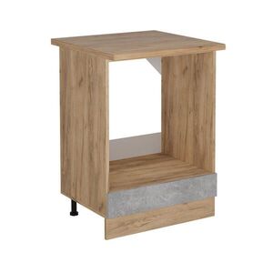 Vicco SKŘÍŇKA NA VESTAVĚNOU TROUBU R-Line Beton 60 cm , PD Dub obraz