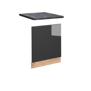 Vicco PŘEDNÍ PANEL Fame-Line Antracitový vysoký lesk 60 cm , PD Antracit obraz