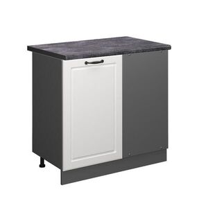 Vicco ROHOVÁ SKŘÍŇKA R-Line Bílý venkovský dům 86 cm , PD Antracit obraz