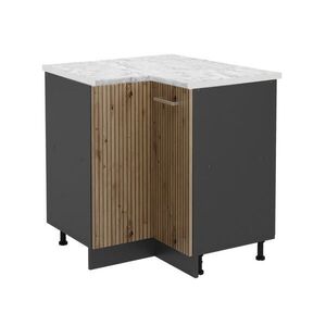 Vicco ROHOVÁ SKŘÍŇKA R-Line Řemeslný dub 75.6 cm , PD Mramor obraz