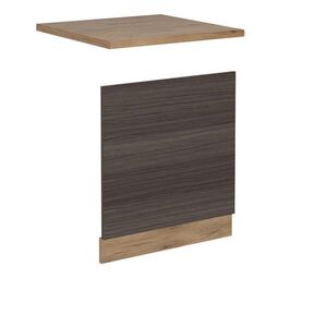 Vicco PŘEDNÍ PANEL R-Line Ušlechtilá šedá 60 cm , PD Dub obraz