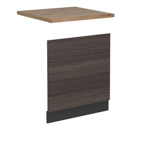 Vicco PŘEDNÍ PANEL R-Line Ušlechtilá šedá 60 cm , PD Dub obraz