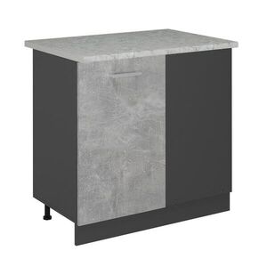 Vicco ROHOVÁ SKŘÍŇKA R-Line Beton 86 cm PD Mramor obraz