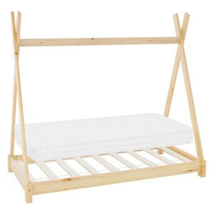 ML-DESIGN DĚTSKÁ postýlka Tipi s matrací 70x140 cm přírodní obraz
