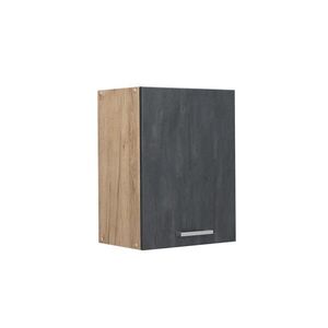 Vicco VĚŠÁK NA STĚNU R-Line Černý beton 45 cm obraz