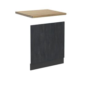Vicco PŘEDNÍ PANEL R-Line Černý beton 60 cm PD Dub obraz