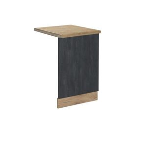 Vicco PŘEDNÍ PANEL R-Line Černý beton 45 cm PD Dub obraz