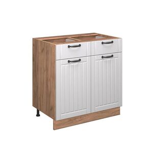 Vicco SPODNÍ SKŘÍŇKA KUCHYŇSKÉ LINKY Fame-Line Bílý venkovský dům 80 cm , PD Mramor obraz