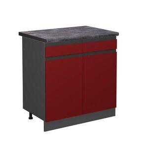 Vicco SPODNÍ SKŘÍŇKA KUCHYŇSKÉ LINKY R-Line Červená 80 cm , PD Antracit obraz