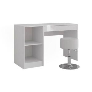 Vicco TOALETNÍ STOLEK Sherry Bílá/bílý vysoký lesk 119.8 cm se stolicí obraz