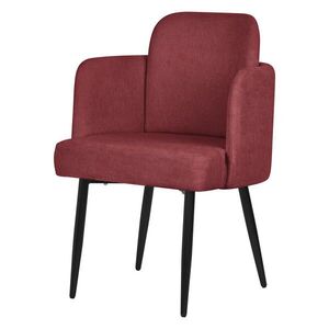 ML-DESIGN JÍDELNÍ ŽIDLE červená s látkovým potahem obraz