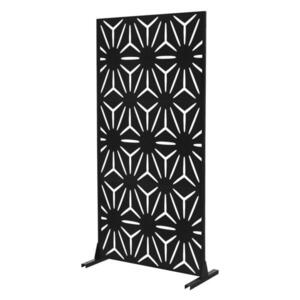 ML-DESIGN KOVOVÝ PARAVÁN Torino 90x180 cm černý z oceli obraz