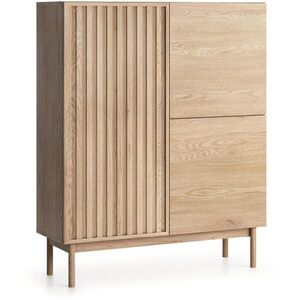 Beautysofa KOMODA Sapporo se 3 dvířky, dub Cremona obraz