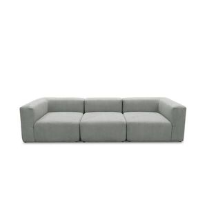 MID.YOU TŘÍMÍSTNÁ POHOVKA, textil, světle šedá obraz