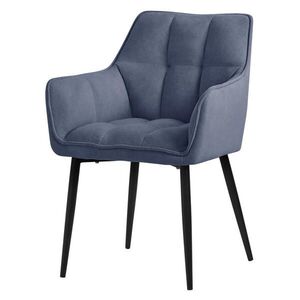 ML-DESIGN JÍDELNÍ ŽIDLE Modrá froté látka obraz
