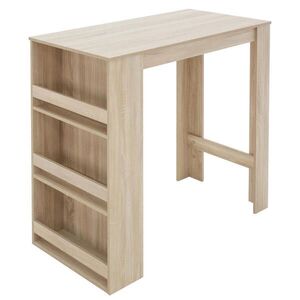 ML-DESIGN BAROVÝ STŮL 117 x 106 x 57 cm dub Sonoma obraz