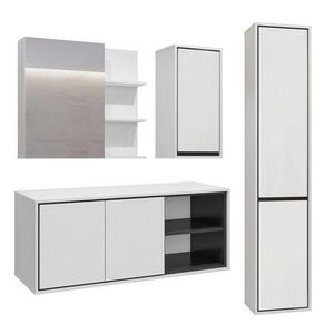 Petits-meubles KOUPELNOVÝ NÁBYTEK 120cm Sophéa 2er-Set Bílá obraz