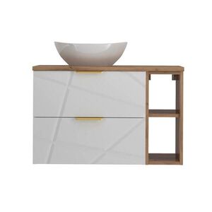 Petits-meubles UMYVADLO 80.6cm Aurora Bílá obraz
