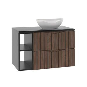 Petits-meubles UMYVADLO 80.6cm Siena Dřevo a černá obraz