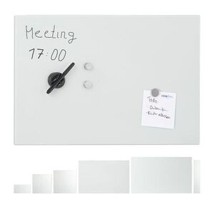 Relaxdays TABULE Bílá magnetická skleněná 60x40 cm 6-dílná obraz