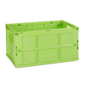 Relaxdays BOX Zelená stabilní skládací polypropylen 60 l obraz