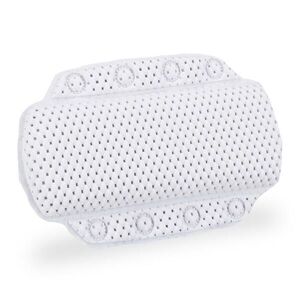 Relaxdays POLŠTÁŘ DO VANY Bílá PVC pěna 8 přísavek obraz