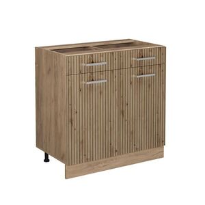 Vicco SPODNÍ SKŘÍŇKA KUCHYŇSKÉ LINKY R-Line Řemeslný dub 80 cm bez pracovní desky obraz