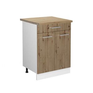 Vicco SPODNÍ SKŘÍŇKA KUCHYŇSKÉ LINKY R-Line Řemeslný dub 60 cm se zásuvkou, PD Dub obraz