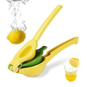Relaxdays LIS NA CITRUSY Žlutá zelená 2-in-1 hliník obraz