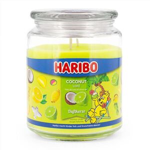 VONNÁ SVÍČKA Transparentní Coconut Lime dvojitý knot obraz