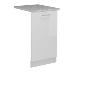 Vicco PŘEDNÍ PANEL R-Line Bílá vysoký lesk 45 cm s pracovní deskou obraz