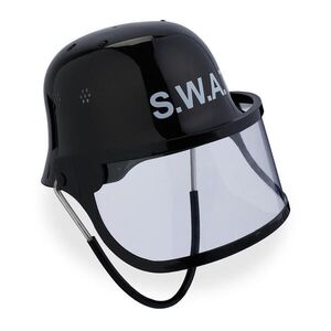 Relaxdays HELMA Černá dětská SWAT sklopné hledí obraz