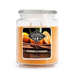 VONNÁ SVÍČKA Vícebarevná Orange Cinnamon ve skle 100 h obraz