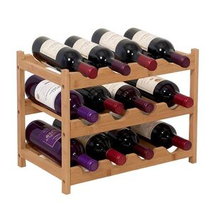 Relaxdays VINOSTOJAN Přírodní bambus obraz