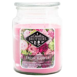 VONNÁ SVÍČKA Vícebarevná Fresh Flower ve skle 100 h obraz