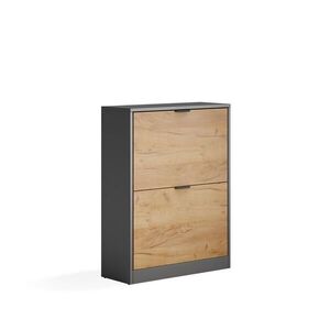 Vicco BOTNÍK NA BOTY Gizmo, Zlatý mocný dub/Antracit, 59 x 77.6 cm se 2 přihrádkami obraz