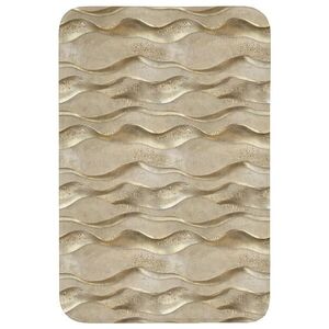 OnlyWow WC PŘEDLOŽKA Vlny - vzor - zlaté 60x90 cm obraz