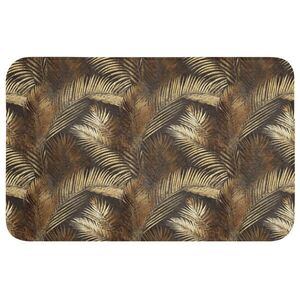 OnlyWow KOUPELNOVÁ PŘEDLOŽKA Tropical - Listy - zlaté 80x50 cm obraz